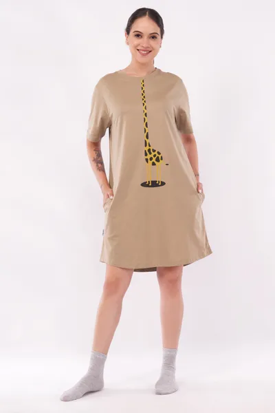TAN oversized Nightees