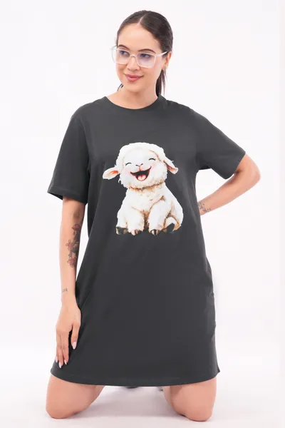 CHARCOAL oversized Nightees