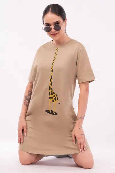 TAN oversized Nightees