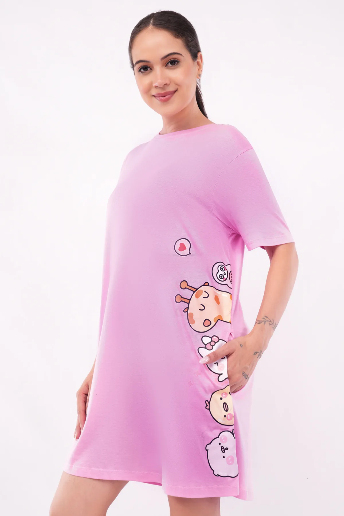 Roseate oversized Nightees